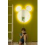HANAH HOME Ogledalo sa LED osvetljenjem Mickey Silver Yellow - slika 1