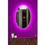 HANAH HOME Ogledalo sa LED osvetljenjem Belrosa Pink - slika 1