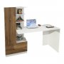 HANAH HOME Radni sto Domingos White Walnut - slika 2