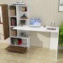 HANAH HOME Radni sto Domingos White Walnut - slika 3