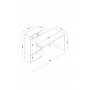 HANAH HOME Radni sto Domingos White Walnut - slika 5