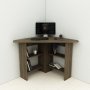 HANAH HOME Radni sto Corner Walnut - slika 3