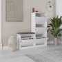 HANAH HOME Cipelarnik Dude White - slika 2