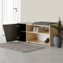 HANAH HOME Cipelarnik Fiona Oak Anthracite - slika 2