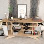 HANAH HOME Komoda Stor Oak White - slika 5