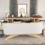 HANAH HOME Komoda Stor Oak White - slika 1