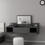 HANAH HOME Sto za šminkanje Zakkum Anthracite - slika 2