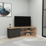 HANAH HOME TV polica Termera Atlantic Pine Anthracite - slika 1
