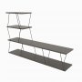 HANAH HOME TV polica Ilgaz Anthracite - slika 5