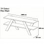 HANAH HOME TV polica Basic 146 - slika 5