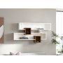 HANAH HOME Zidna polica Karen Walnut White - slika 2