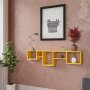 HANAH HOME Zidna polica Amanos Yellow - slika 1