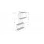 HANAH HOME Zidna polica Destan White - slika 3