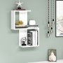 HANAH HOME Zidna polica Octa White - slika 1