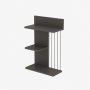 HANAH HOME Zidna polica Kinik Anthracite - slika 4