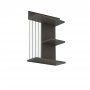 HANAH HOME Zidna polica Kinik Anthracite - slika 5