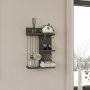 HANAH HOME Zidna polica Kinik Anthracite - slika 1