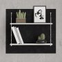 HANAH HOME Zidna polica Armoni 2'li Shiny White - slika 2