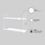 HANAH HOME Zidna polica Armoni 2'li Shiny White - slika 3
