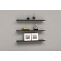 HANAH HOME Zidna polica Boss Anthracite - slika 2