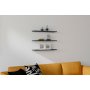 HANAH HOME Zidna polica Boss Anthracite - slika 1