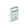 HANAH HOME Kupatilski ormarić Banyo White - slika 4