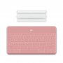 LOGITECH Tastatura Keys-to-go Ultra-light, Ultra-Portable Bluetooth za iPhone, iPad, Apple TV i Mac - roze - UK - slika 1
