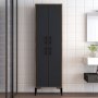 HANAH HOME Višenamenski ormar Berlin A Walnut Anthracite - slika 2