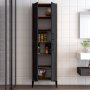 HANAH HOME Višenamenski ormar Berlin A Walnut Anthracite - slika 3