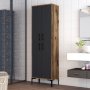 HANAH HOME Višenamenski ormar Berlin A Walnut Anthracite - slika 1