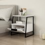 HANAH HOME Noćni stočić Pal White - slika 2