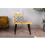 HANAH HOME Noćni stočić Cross Yellow - slika 3
