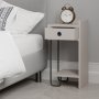 HANAH HOME Noćni stočić Sirius Right Light Mocha - slika 2
