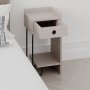 HANAH HOME Noćni stočić Sirius Right Light Mocha - slika 3