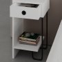 HANAH HOME Noćni stočić Sirius Left White v2 - slika 4