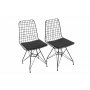 HANAH HOME Set 2 stolice 2'Li Minderli Metal Tel Sandalye - slika 4