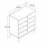 HANAH HOME Komoda Versa Ce 3612 - slika 5