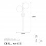 OPVIQ Zidna lampa Fazli 10420 - slika 5