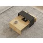 HANAH HOME Sto za dnevnu sobu Glow Sapphire Anthracite - slika 3
