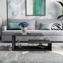 HANAH HOME Sto za dnevnu sobu Cayenne Anthracite - slika 1