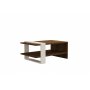HANAH HOME Sto za dnevnu sobu Gaye Walnut White - slika 4
