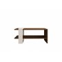HANAH HOME Sto za dnevnu sobu Gaye Walnut White - slika 5