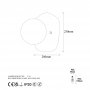 OPVIQ Zidna lampa Well 11675 - slika 5