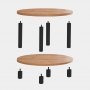 HANAH HOME Sto za dnevnu sobu Roby Black - slika 3