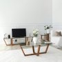 HANAH HOME Sto za dnevnu sobu Amalfi Walnut - slika 5