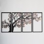 WALLXPERT Zidna dekoracija Autumn Vibes Set of 4 APT740 S - slika 1