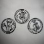 WALLXPERT Zidna dekoracija Poppy Flowers APT356MS - slika 1