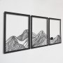 WALLXPERT Zidna dekoracija Mountain Landscape Set of 3 APT742 S - slika 5