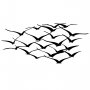 WALLXPERT Zidna dekoracija Herd Of Birds 1 - slika 1