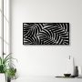 WALLXPERT Zidna dekoracija Decorative Panel 4 Black - slika 2